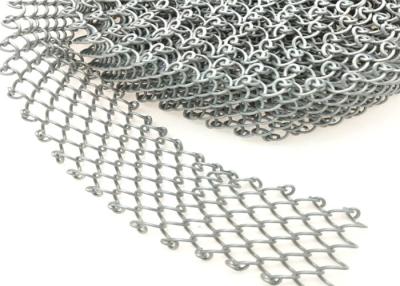 China 1.2mm Thick 6mm Hole Chainlink Steel Mesh Curtain Oem for sale