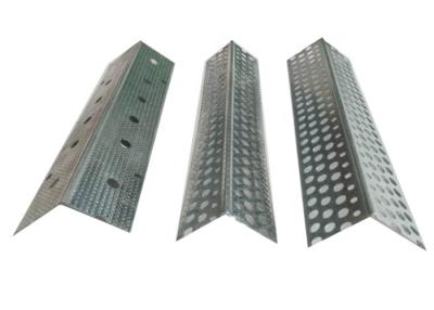 China 0.5mm Thick Perforated 1.5m Length Aluminum Corner Protector For Wall Plaster for sale
