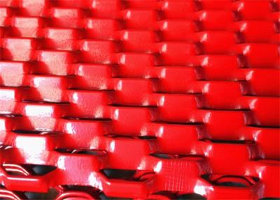 中国 赤い天井のダイヤモンドの25mm拡大された金属線の網のグリルの火格子 販売のため