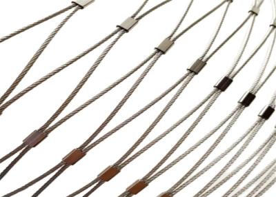 Chine Filet supplémentaire de balcon de haute résistance de SS316 Diamond Hole Ferrule Wire Cable à vendre