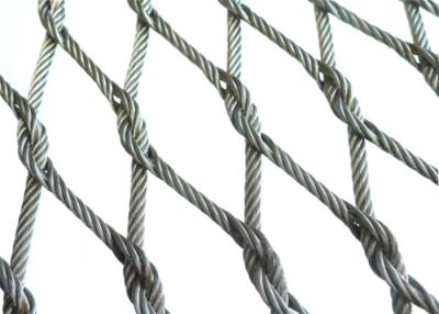 China High Strength Knotted 7 × 19 Stainless Steel Wire Rope Mesh 316 for sale