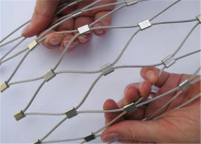 中国 柔らかいタイプ3.5mmワイヤー ロープの網7x7の反錆のダイヤモンドのステンレス鋼 販売のため