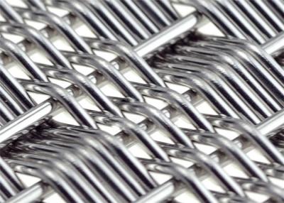 China 2.5mm Ss316 Decorative Woven Wire Mesh Type Flat For Facade for sale