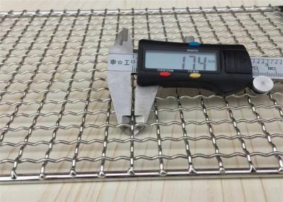 China Rectangle Stainless Steel Grill Mesh 1.7mm Wire Thick for sale