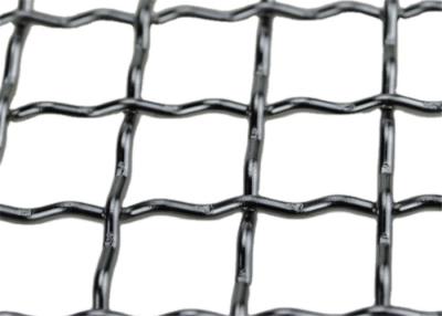 China Anti Rust Oil Painted Lock Crimp Wire Mesh Manganese Steel Screen For Coal Factories for sale
