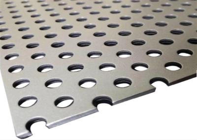 China Fireproof 3.8mm Thick Perforated Galvanized Metal Screen For Architecture for sale