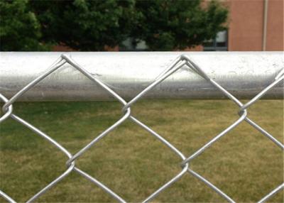 China 5mm  Electric Galvanized Chain Link Fencing 50x50mm Hole size for sale