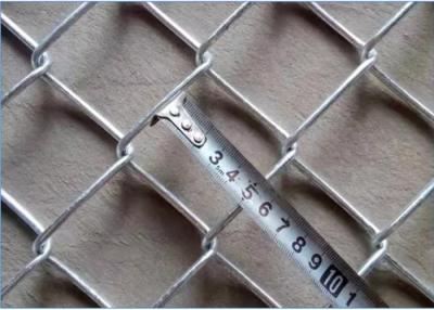 China 50 X 50mm Six Foot Chain Link Fence Diamond Hole Galvanized For Defining Boundaries for sale