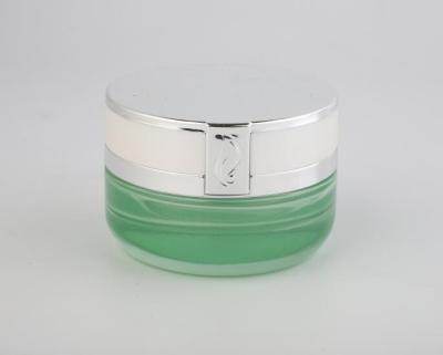 China Reliable Luxury Cosmetic Containers Glass Cream Jars Cosmetic Packaging Customized Design for sale