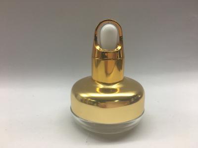China garrafas de vidro do óleo 20ml essencial com a cesta do colar do ombro do ouro à venda
