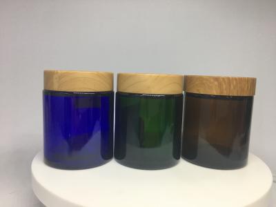 Chine ambre vert bleu original de bouche de 50g 100g d'emballage cosmétique large de pot à vendre