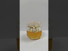 Cosmetic Glass Cream Jar For Packaging Straight Round Shaped
