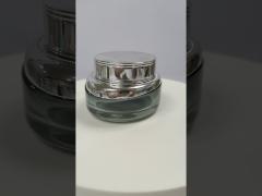 Cosmetic Glass Cream Jar Environmental Protection 30g / 50g