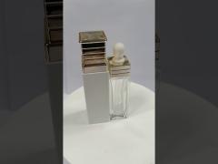 40ml Square Glass Lotion Bottles 40ml For Skincare Packaging