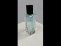 110ml Glass Perfume Bottles Sprayer Luxury Transparent Surlyn Cap