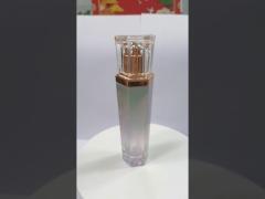 Cosmetic Glass Lotion Bottles Empty Pump Press For Skincare Packaging