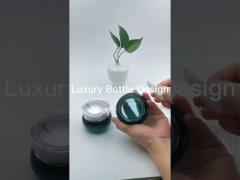 50g Glass Cream Jar Ball Shaped Transparent For Skincare Packaging
