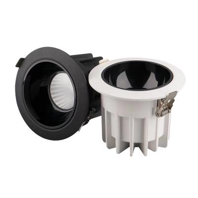 China 45 Degree Dimmable 5W 7W LED Downlight Warm White 7cm AC 240V Die Casting for sale
