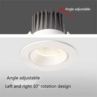China Aluminum 12W LED Spotlight DALI Dimmable Ceiling Mount AC180V for sale