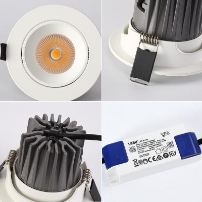 China BRIDGELUX Dimmable 12W LED Spotlight Ceiling 30W Consumption 24deg Ra90 for sale