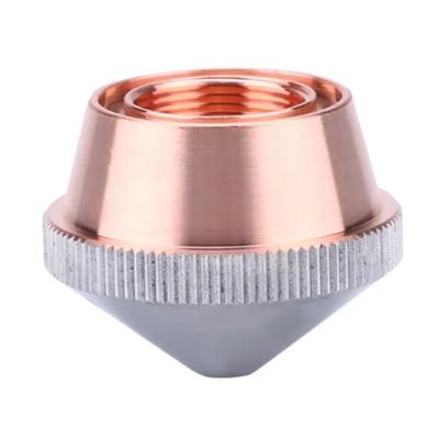 China OEM DNE Series Laser Cutting Nozzle For Fiber Machine Head Chrome Plated for sale
