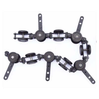 China Roller Overhead Conveyor Chain Industrial Hanging Conveyor Drag Chain Carbon Steel for sale