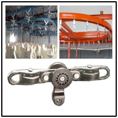 China Overhead Conveyor Chain System For Powder Coating Painting Line for sale