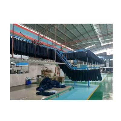 China Hanging Conveyor Transmission Roller Chain For Jeans Laundry Garment Factory for sale