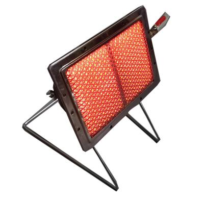 China Energy Saving Portable Infrared Gas Heater Burner With Shell For Home for sale