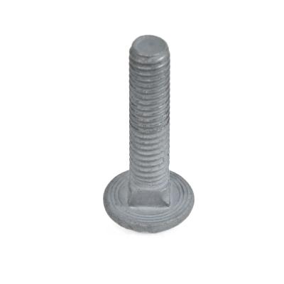 Chine OEM Steel Custom Carriage Head Bolt Hot Dip Galvanized Iorn Neck Galvanized Ribbed Carriage Bolt à vendre