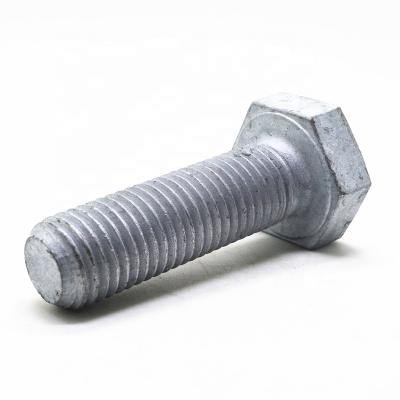 China Carbon Steel ASME A325 A490 Hot Dip Galvanized Heavy Hex Structural Bolt for sale