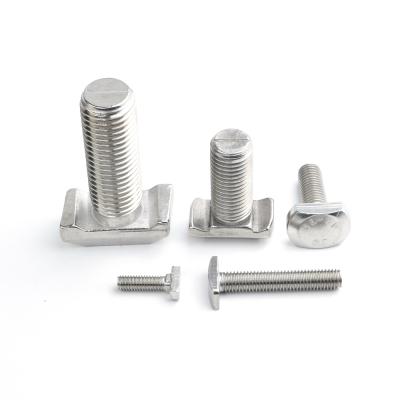 China M6 Head - M20 Scaffold Coupler T-head Bolt, Hammer Head Bolt, T Slot Stainless Steel Square Bolt for sale