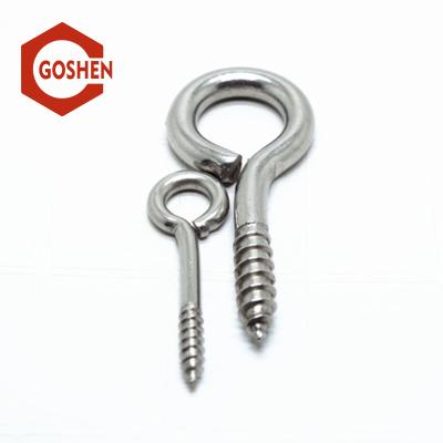 China 304 Carbon Steel Stainless Steel Hook Eye Wood Screw for sale