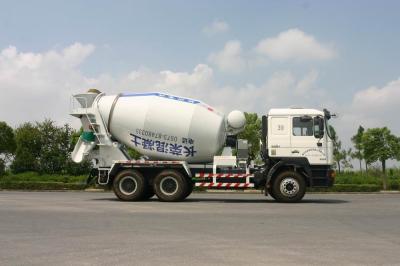China 8 / 9 / 10 Cubic Self Loading Concrete Mixing Truck Shanxi Auto (6*4) for sale