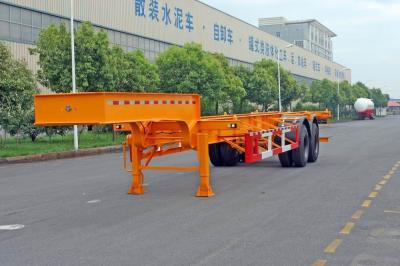 China 20ft / 30ft Gooseneck Container Trailer Chassis ISO Transporting Container for sale