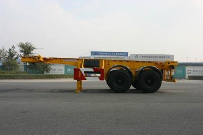 China Skeletal ISO Tank Container Semi Trailer Chasis 2 Axles 20 Foot for sale