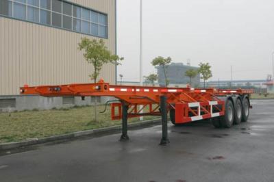 China Custom 40ft Skeletal ISO Container Semi Trailer Chassis HZZ9400TJZP for sale
