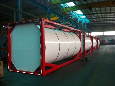 China Carbon steel Q345 20ft Large Liquid Tank Container ISO For Chemical for sale