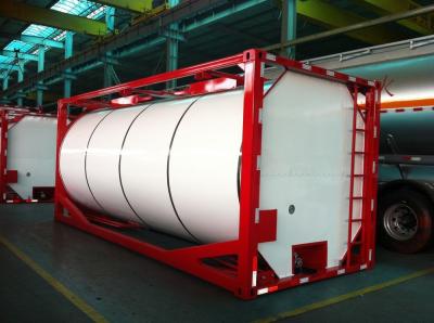 Китай Сформированные цилиндр или квадрат контейнера бака ISO 20ft изолированные жидкостные продается