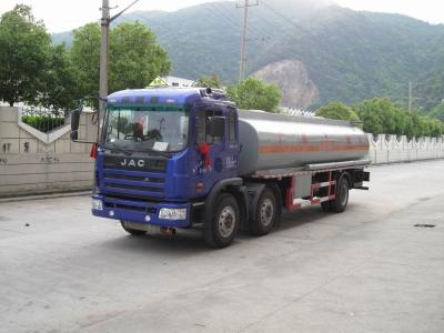 China JAC Mobile Refueling Oil Tank Truck 6x2 , Fule Oil Delivery Trucks 20000L for sale