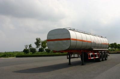 中国 40800L 3x13T Fuwa の車軸は化学配達のための液体のオイル タンクのトレーラ トラックを絶縁しました 販売のため