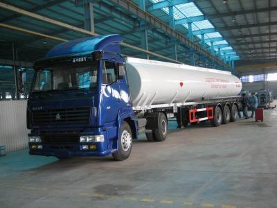 Chine De réservoir de camion d'acier remorque de haute résistance liquide chimique semi 35500L/40500L à vendre