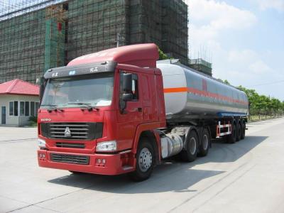 中国 3 つの車軸化学液体のタンクローリーの容器のセミトレーラー 39000L 販売のため
