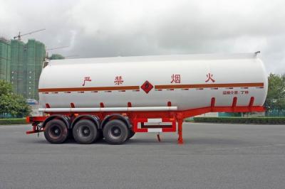 China 2 Axles Oil Tank Trailer 28600L , Fuel Tanker Semi Trailer 28.6CBM 10000×2490×3350 for sale