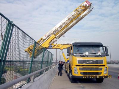 China 8x4 los 22m Latice debajo del equipo VOLVO de la inspección del puente con el sistema de suspensión del aire en venta