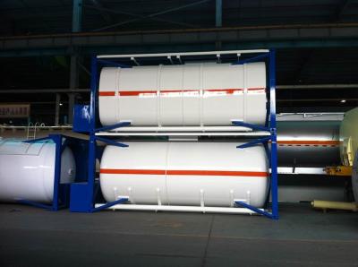 China ISO 30Ft , 40Ft Liquid Storage Tank Container Stainless Steel For Logistic Shipping for sale