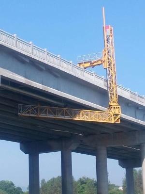 中国 ボルボのシャーシの最大自在性の22mのプラットホーム橋点検車 販売のため