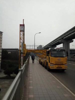 China Plataforma móvel 12420X4000X2500 da inspeção da ponte do chassi 8x4 394HP 22m de VOLVO à venda