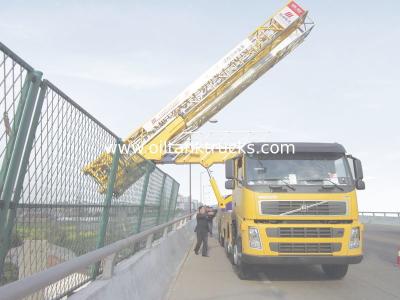 China 22m Mobile Bridge Inspection Platform Chassis VOLVO 8x4 309KW 420HP for sale
