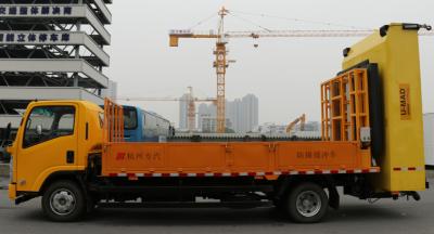 China Atenuador montado caminhão 8050×2450×3900mm do impacto da construção da segurança à venda